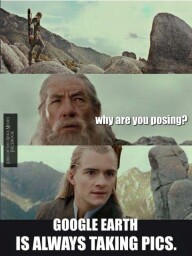 google earth watching